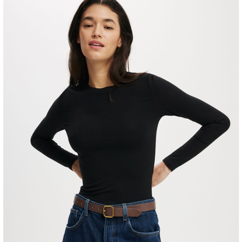 Cotton On Black Long Sleeve Shirt